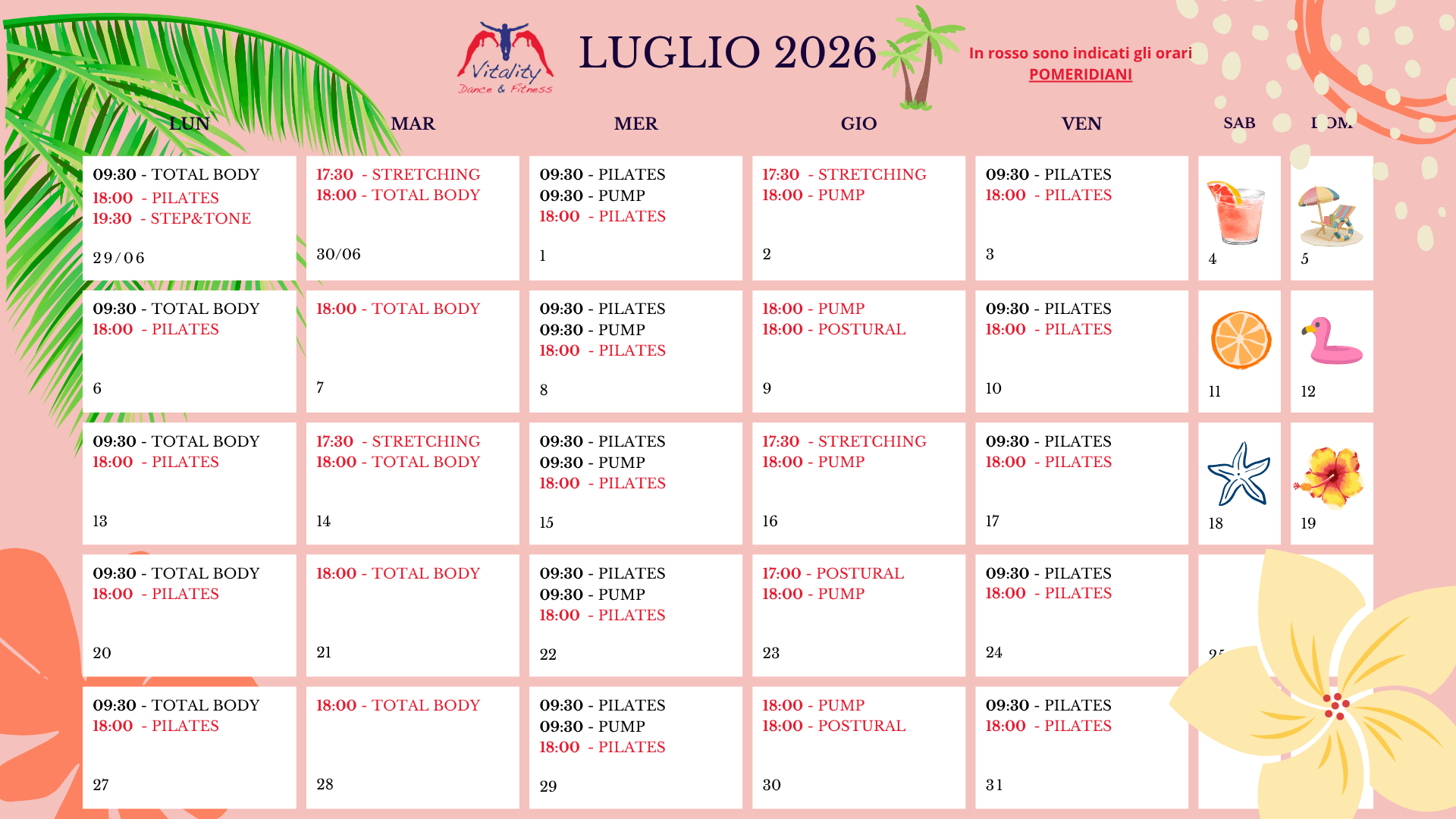 palinsesto estivo